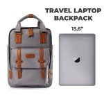 LYKNYA - Sac à Dos Ordinateur - Sac a Dos Voyage - Sac à Dos Femme & Homme - Sac à dos Loisir - Sac Travail, Collège - Ecologique - 100% Recyclé