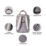 LYKNYA - Sac à Dos Ordinateur - Sac a Dos Voyage - Sac à Dos Femme & Homme - Sac à dos Loisir - Sac Travail, Collège - Ecologique - 100% Recyclé