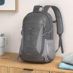 RAINSMORE Sac à Dos Randonnée 40L Ultra Léger Pliable Sac à Dos Voyage Homme Femme Imperméable Sac à Dos Trekking Grande Capacité pour Alpinisme Escalade Sport Camping Noir