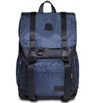 Invicta Sac à Dos, Chat Solid, Sac à Dos Écologique, Sac à Livres, pour le Bureau, Escapade, pour L'École, le Sport, avec Poches Latérales et Pochette pour Ordinateur Portable, Bleu Marine