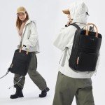 Sac à Dos Femme ORKNEY pour Ordinateur Portable de 15,6 Pouces - Sac à Dos Écologique Végane - Parfait pour le Travail, l'Université et les Voyages