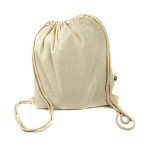 10 x Sac à Dos Coton Biologique Naturel épaisseur 100 grs. tam. 37 x 41 cm