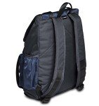 Invicta Sac à Dos, Chat Solid, Sac à Dos Écologique, Sac à Livres, pour le Bureau, Escapade, pour L'École, le Sport, avec Poches Latérales et Pochette pour Ordinateur Portable, Bleu Marine