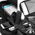 Procase Sac à Dos Randonnée 40L, Sac à Dos Militaire de Grand Volume, Sac Tactique Voyage Multifonction pour Trekking/Randonnée/Camping/Voyage/École/Pêche/Alpinisme-Noir