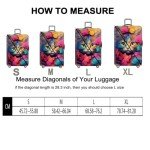 Housse de Valise Élastique 3D Protection Voyage