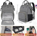 MATEIN sac à dos isotherme et imperméable pour ordinateur portable 15,6 Pouces avec port USB
