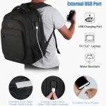 MATEIN Sac à Dos Portable USB Imperméable 17,3