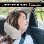 Coussin de Voyage en Mémoire de Forme – Gris