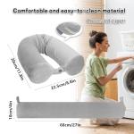 Coussin de Voyage en Mémoire de Forme – Gris