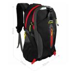 Sac à Dos Étanche 30L pour Trekking Noir
