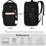 MATEIN Sac à Dos Voyage Imperméable 40L USB