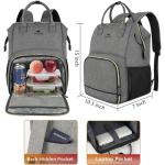 MATEIN sac à dos isotherme et imperméable pour ordinateur portable 15,6 Pouces avec port USB