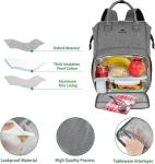 MATEIN sac à dos isotherme et imperméable pour ordinateur portable 15,6 Pouces avec port USB