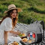 MATEIN sac à dos isotherme et imperméable pour ordinateur portable 15,6 Pouces avec port USB