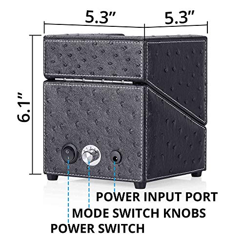 Upgraded Single Watch Winder with Plush Pillow