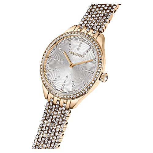 Swarovski Attract Rose-Gold Watch with Crystals