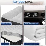 Inflatable Queen Air Mattress with Frame & Pump
