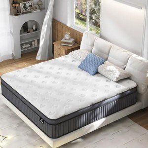 14-Inch King Hybrid Mattress with Memory Foam