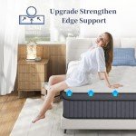 14-Inch King Hybrid Mattress with Memory Foam