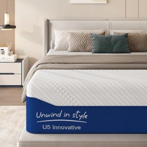 SogesSleep 12" Green Tea Gel Queen Mattress