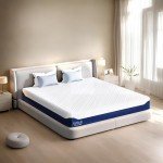 SogesSleep 12" Green Tea Gel Queen Mattress