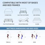 ESHINE 12-Inch Queen Memory Foam Mattress for Comfort