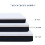 ESHINE 12-Inch Queen Memory Foam Mattress for Comfort