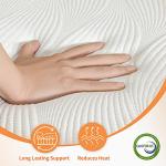 Adjustable Split King Bed Frame with 12" Gel Mattress