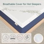KONFEIN Queen 10-Inch Gel Memory Foam Mattress