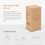ESHINE 14" Hybrid Queen Mattress & Adjustable Frame