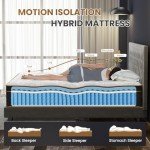 14-Inch King Hybrid Gel Memory Foam Mattress
