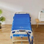 Dual-Layer Alternating Pressure Air Mattress with Pump