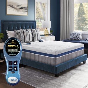 Queen Air Mattress with Adjustable Dual Comfort Control