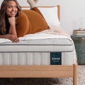 Leesa Queen Plus Hybrid Mattress for Pressure Relief