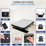 SereneLife Queen Inflatable Air Mattress with Frame