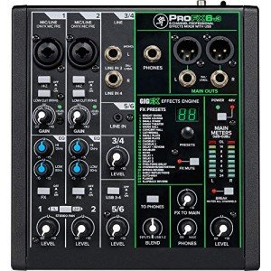 Mackie ProFX6v3 6-Channel USB Mixer with Effects