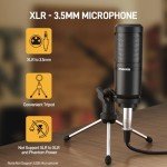 MAONO Podcast Equipment Bundle with Audio Mixer