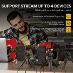 MAONO Podcast Equipment Bundle with Audio Mixer