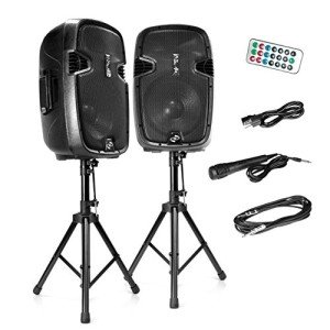Pyle 1800W Wireless Portable PA System & Speakers