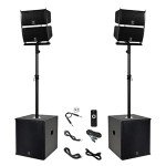 PRORECK Club 6000 15" Bluetooth PA Speaker Set