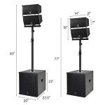 PRORECK Club 6000 15" Bluetooth PA Speaker Set