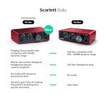Focusrite Scarlett Solo 4th Gen USB Audio Interface