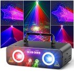 KeoBin 5-in-1 RGBUV DJ Laser Light Projector
