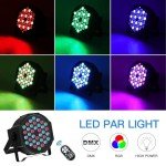 U`King 36LED RGB Par Lights, 10 Packs