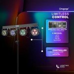 DragonX 4 Bar DJ Light Stand with DMX