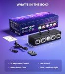 KeoBin 6-in-1 DMX Sound Activated DJ Lights