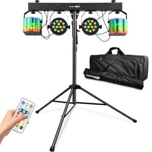 Yuusei RGB LED DJ Lighting Set with Stand