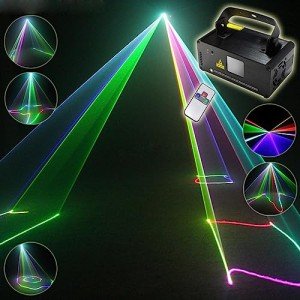 Sumger DMX512 RGB Laser Stage Light Projector