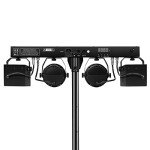 Telbum Sound Activated DJ Lighting Package with Stand