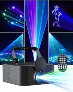 WZYBUTA RGBW 3D DJ Laser Light Show